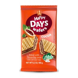 HAPPY DAY COCOA kakaviniai vafliai 180 g